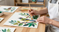 Lifelike Birds Emerge from Foliage in Painted Paper Reliefs by The Paper Ark