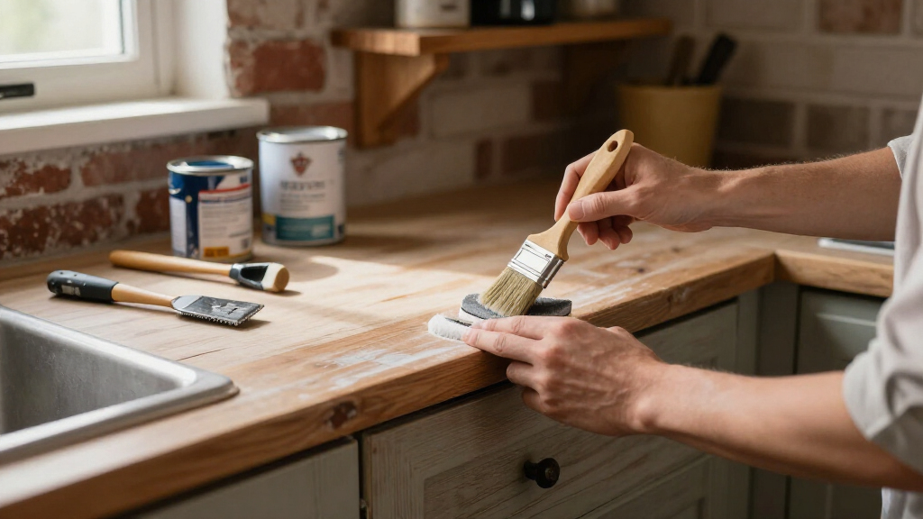 A Vintage Farmhouse Makeover Made These ’80S Kitchen Cabinets Unrecognizable