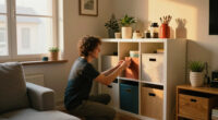 I Created A Pretty IKEA BILLY Hack That Seriously Cuts Clutter