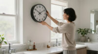 I Moved A Clock To My Bathroom, And It Changed My Morning Routine Forever