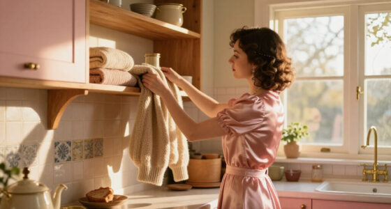 She Stores Sweaters In The Kitchen Of Her Pink-Drenched 1920S LA Studio