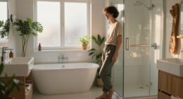 They Ditched A Tub In Their Cramped Bathroom — It Was The Best Decision