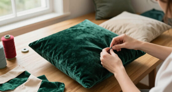 This Luxury-Looking Bolster Pillow Was Made From Scratch So Easily