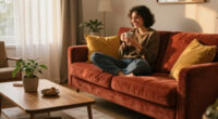 12 Best Mustard Red Living Room Decor in 2026