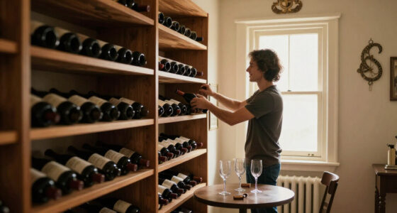 A Closet Lacked Purpose — Until It Became A French-Inspired Wine Room