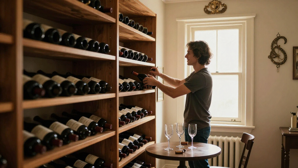A Closet Lacked Purpose — Until It Became A French-Inspired Wine Room