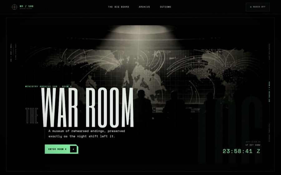 The War Room | Archive 106 — Scroll-Driven State Machine (FABLE/175, room 106)