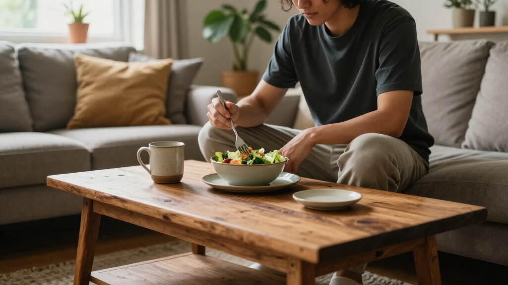 I Ate Meals At My Coffee Table For Years, Until I Found Article’s New Small-Space Dining Table