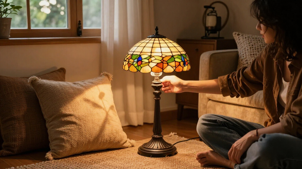 T.J. Maxx Is Selling Out Of This Tiffany-Inspired Accent Lamp