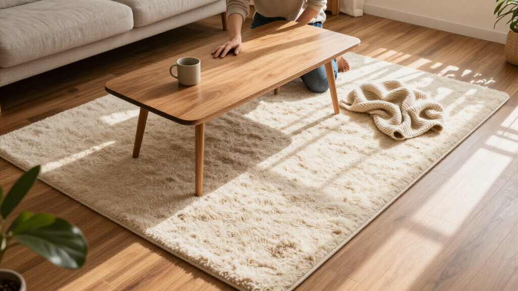 The "SO Soft" TikTok-Viral Rug That Instantly Made My Living Room Warm And Cozy