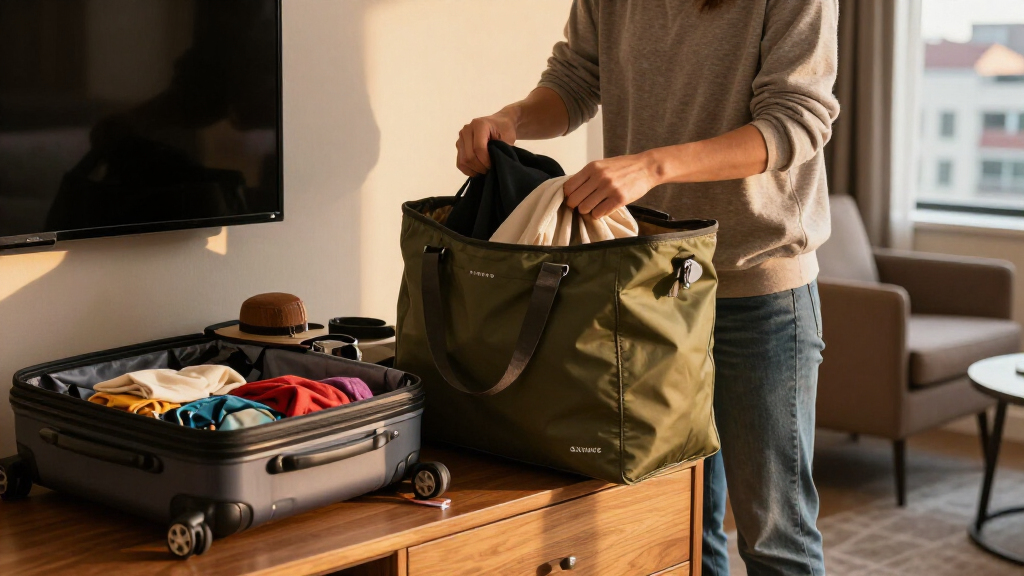 This Quince Expandable Tote Holds Everything My Suitcase Can’t On Flights