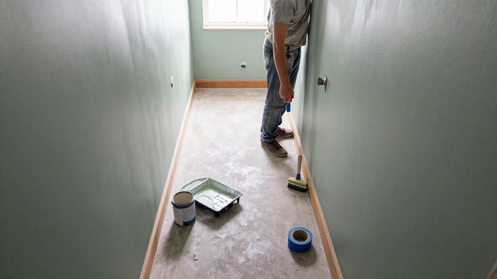 A $200 Redo Made Her “Ominous” Gray Hallway Feel Like An “English Dollhouse”