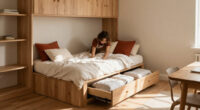 A Custom Daybed Turned This Awkward Tiny Room Into An Elegant Dual-purpose Guest Room And Home Office