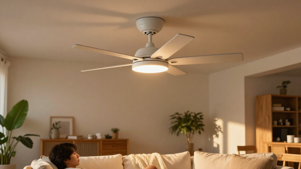A Sleek Low-Profile Look: Phylluz 52-Inch Fan With LED Light For $42.55
