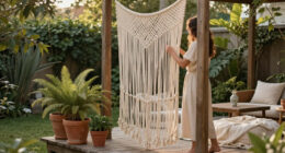 Skip Traditional Fences: Add Privacy To Your Yard With This Boho-Inspired Idea