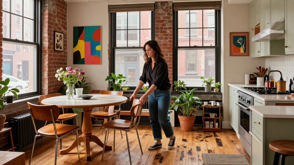 The Secret To This East Village Apartment's Creative Energy? Grit, And Never Feeling "Too Overly Polished Or Pristine"